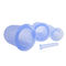 Clear Silicone Massage 4pcs Vacuum Suction Cupping